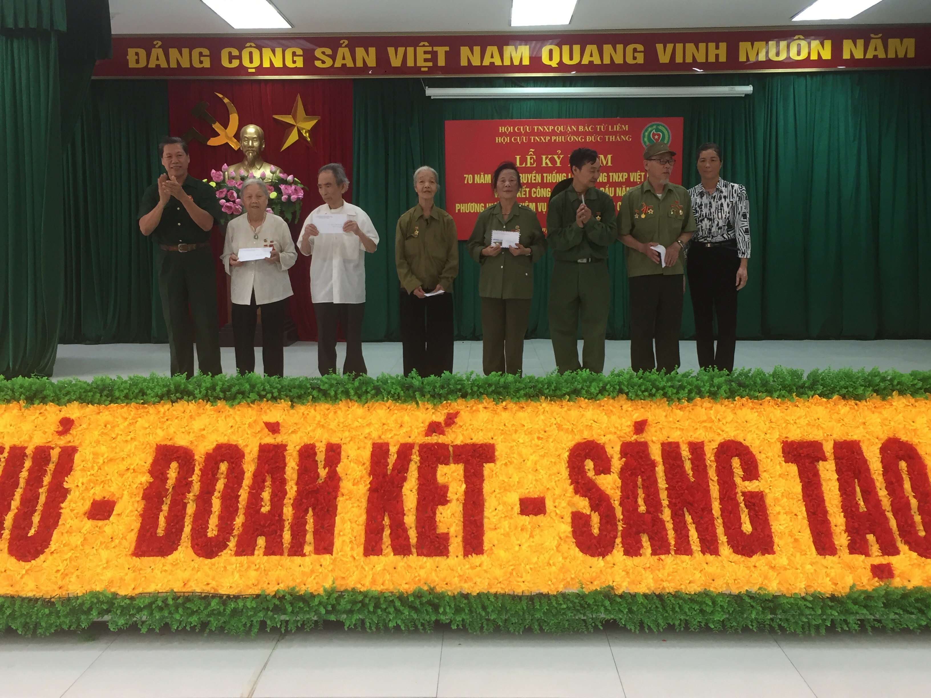 Hội Cựu TNXP phường Đức Thắng tổ chức Lễ kỷ niệm 70 năm Ngày truyền thống lực lượng TNXP Việt Nam (15/7/1950-15/7/2020)